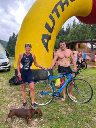V sobotu nás bylo vidět i na Slovensku a také v Čechách na triatlonu
